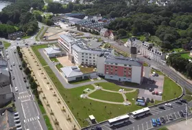 centre de reeducation fonctionnelle de treboul douarnenez vu du ciel
