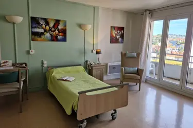 maison de retraite fauriel chambre verte avec vue