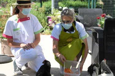 maison de retraite la talaudiere jardin